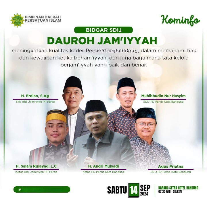 Dauroh Jamiyyah SDIJ PD PERSIS Provinsi Jawa Tengah